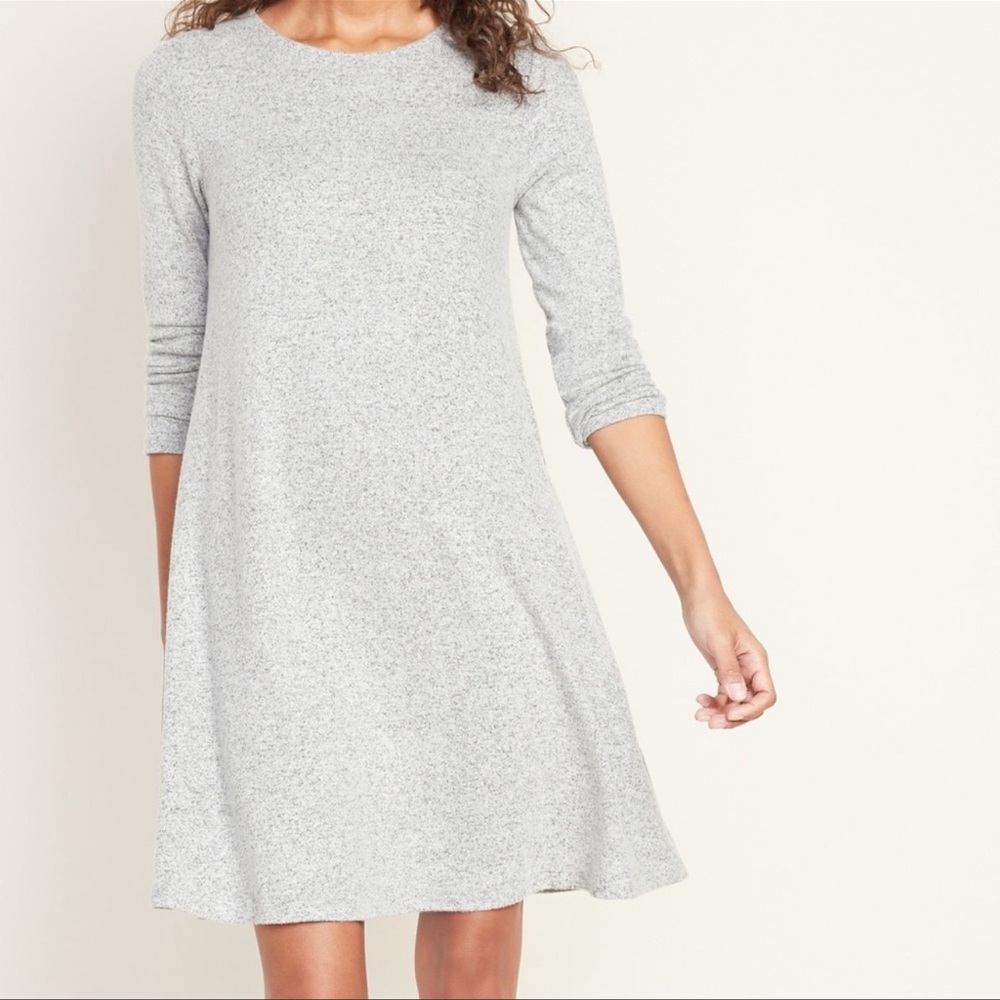 Old Navy Heathered Gray XXL Swing Dress NWT